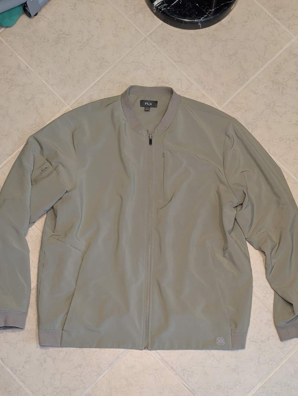 FLX Men's Olive Bomber Jacket